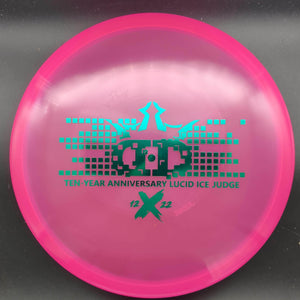 Dynamic Discs Putter Judge, Lucid Ice 10th Anniversary