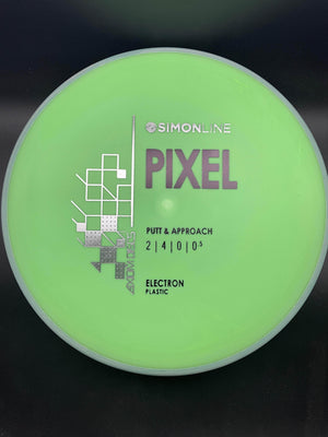 Axiom Putter Light Blue Rim Green Plate 174g Pixel, Electron, Simon Line