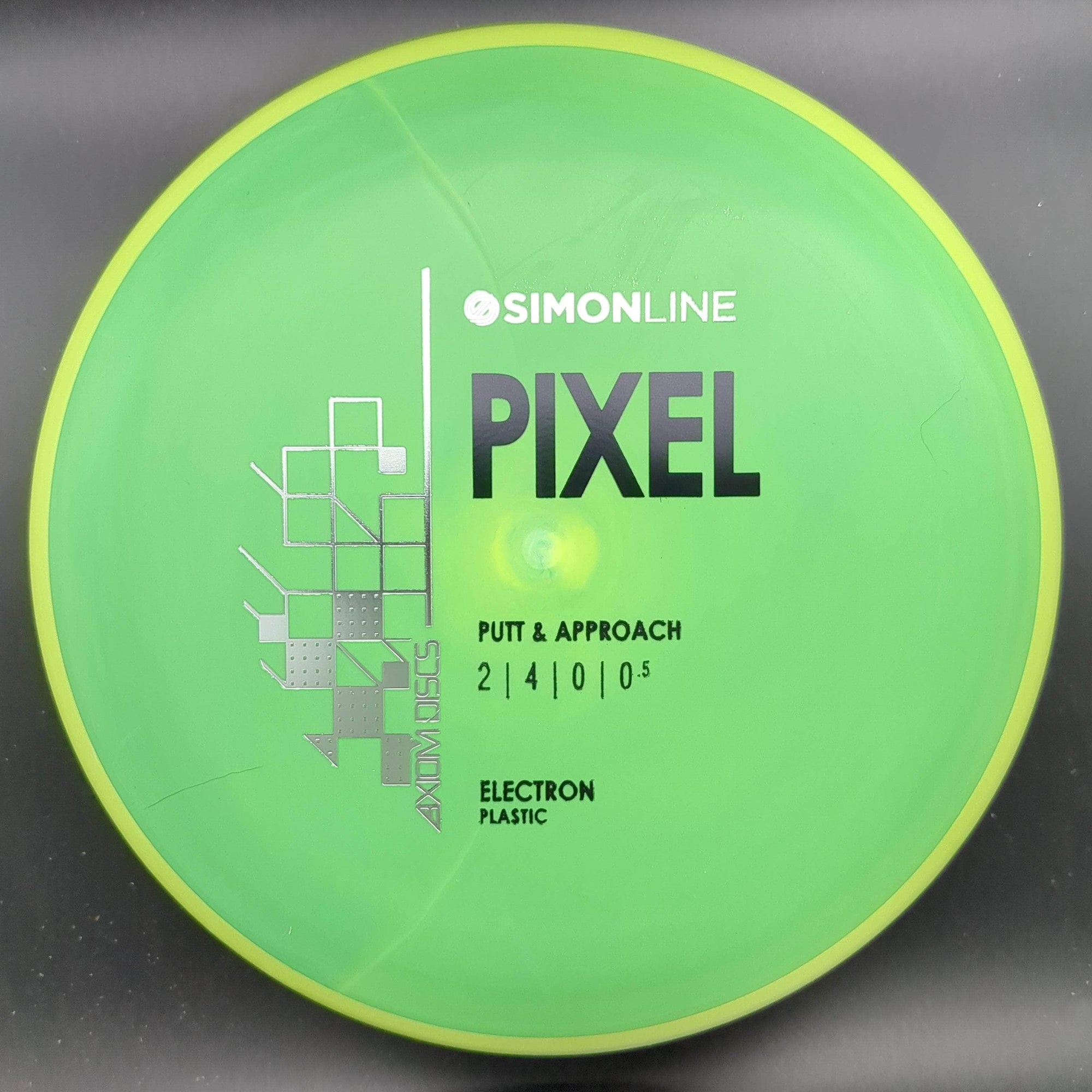 Axiom Putter Light Green Rim Green Plate 173g Pixel, Electron, Simon Line