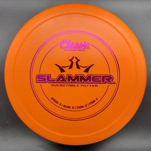 Dynamic Discs Putter Orange Purple Stamp 174g Slammer, Classic Blend