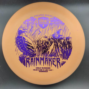 Discmania Putter Orange Purple Stamp 176g Rainmaker, D-Line Color Glow, Halloween Edition (Flex 1)