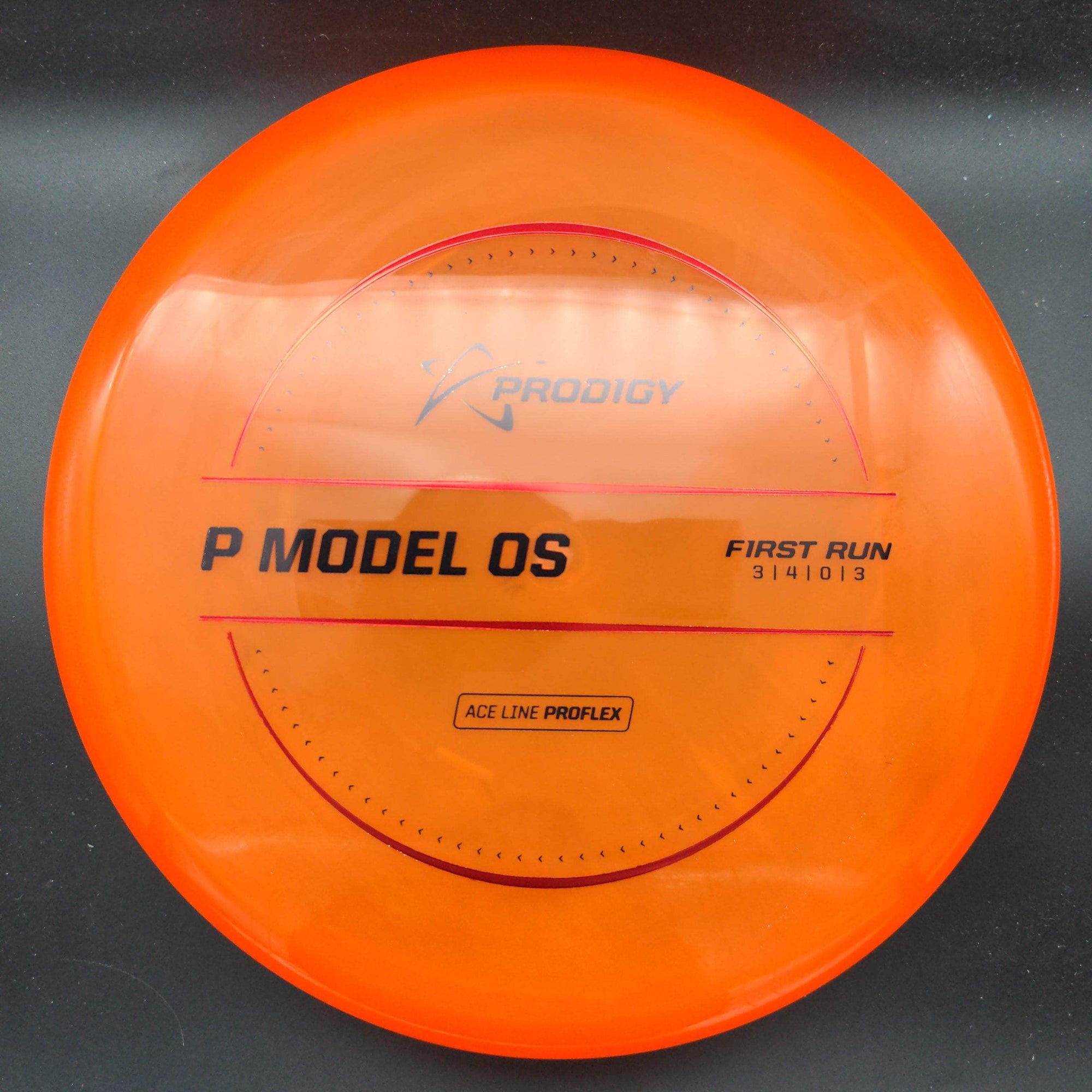 Prodigy Putter Orange Red/Black Stamp 174g P Model OS - Pro Flex - First Run