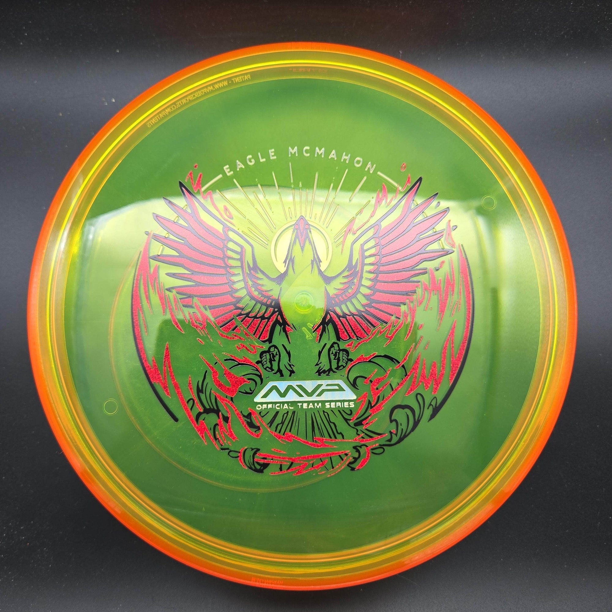 Axiom Putter Orange Rim Yellow Plate 174g Envy, Prism Proton, Eagle McMahon Special Edition
