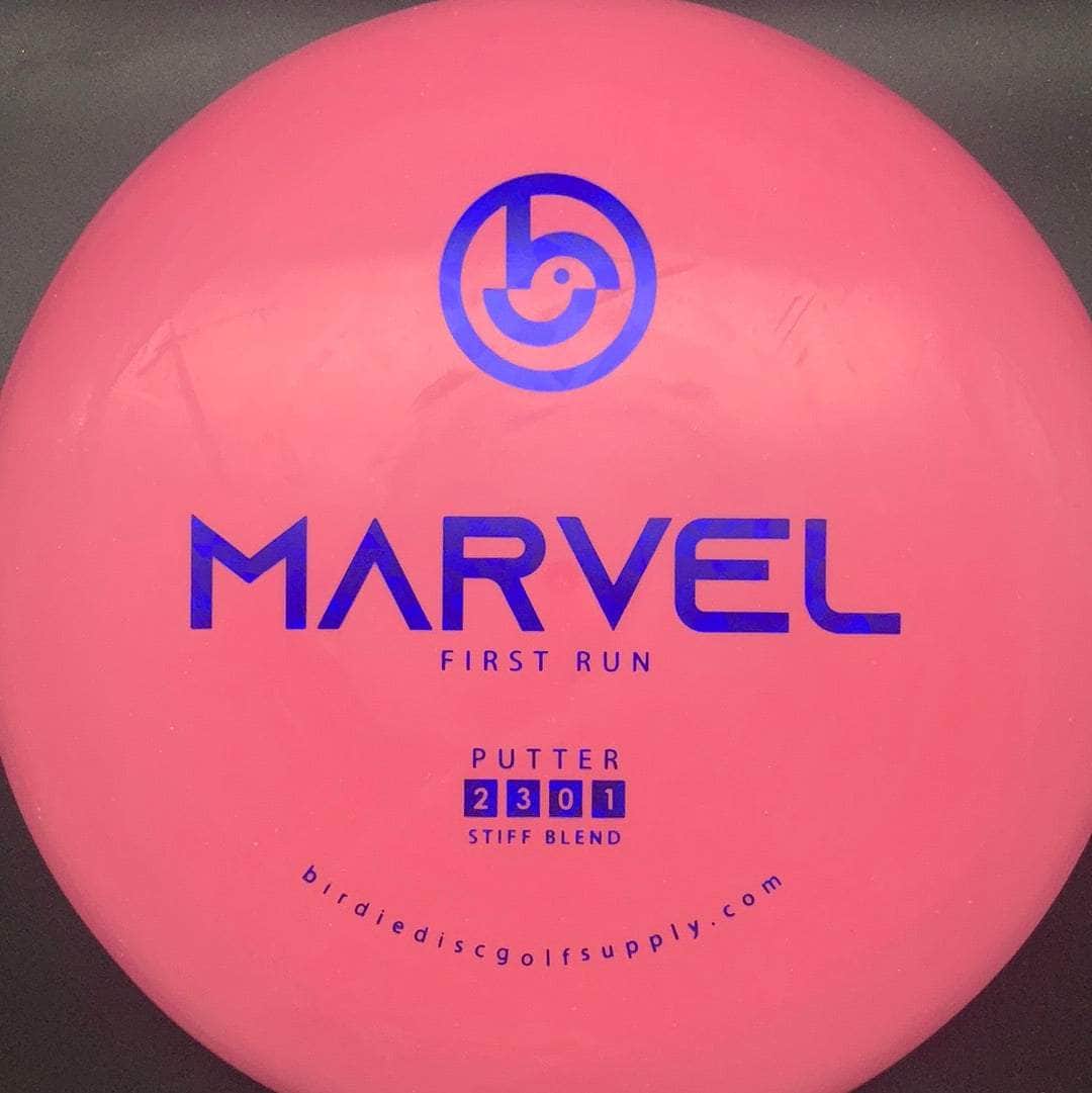 Infinite Discs Putter Pink Blue Stamp 175g Marvel Stiff Blend, Birdie Disc Golf