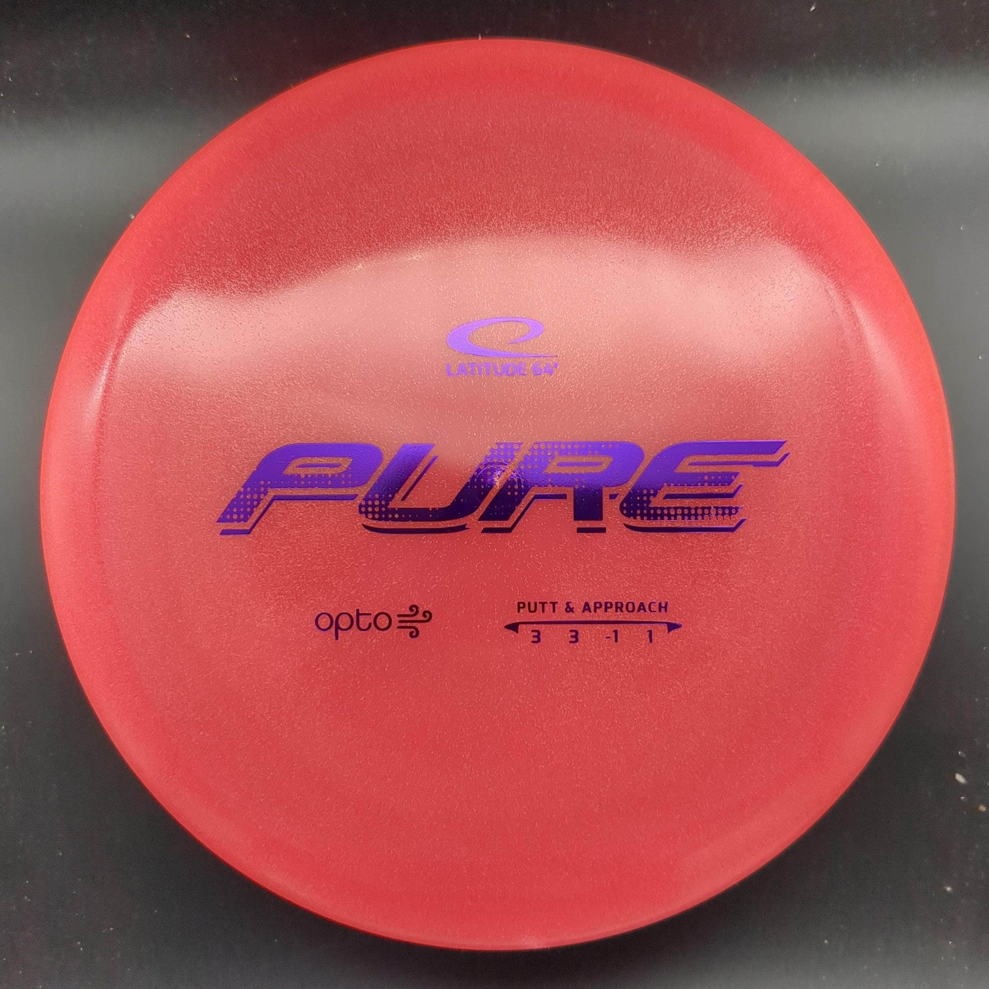 Latitude 64 Putter Pink Purple Stamp 159g Pure, Opto Air