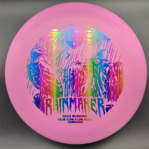 Discmania Putter Pink Rainbow Stamp 176g Rainmaker, D-Line Color Glow, Halloween Edition (Flex 1)