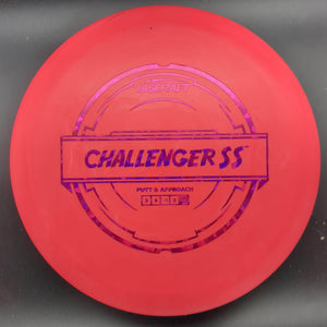 Discraft Putter Pink/Re Purple Shatter Stamp 174g Challenger SS, Putter Plastic