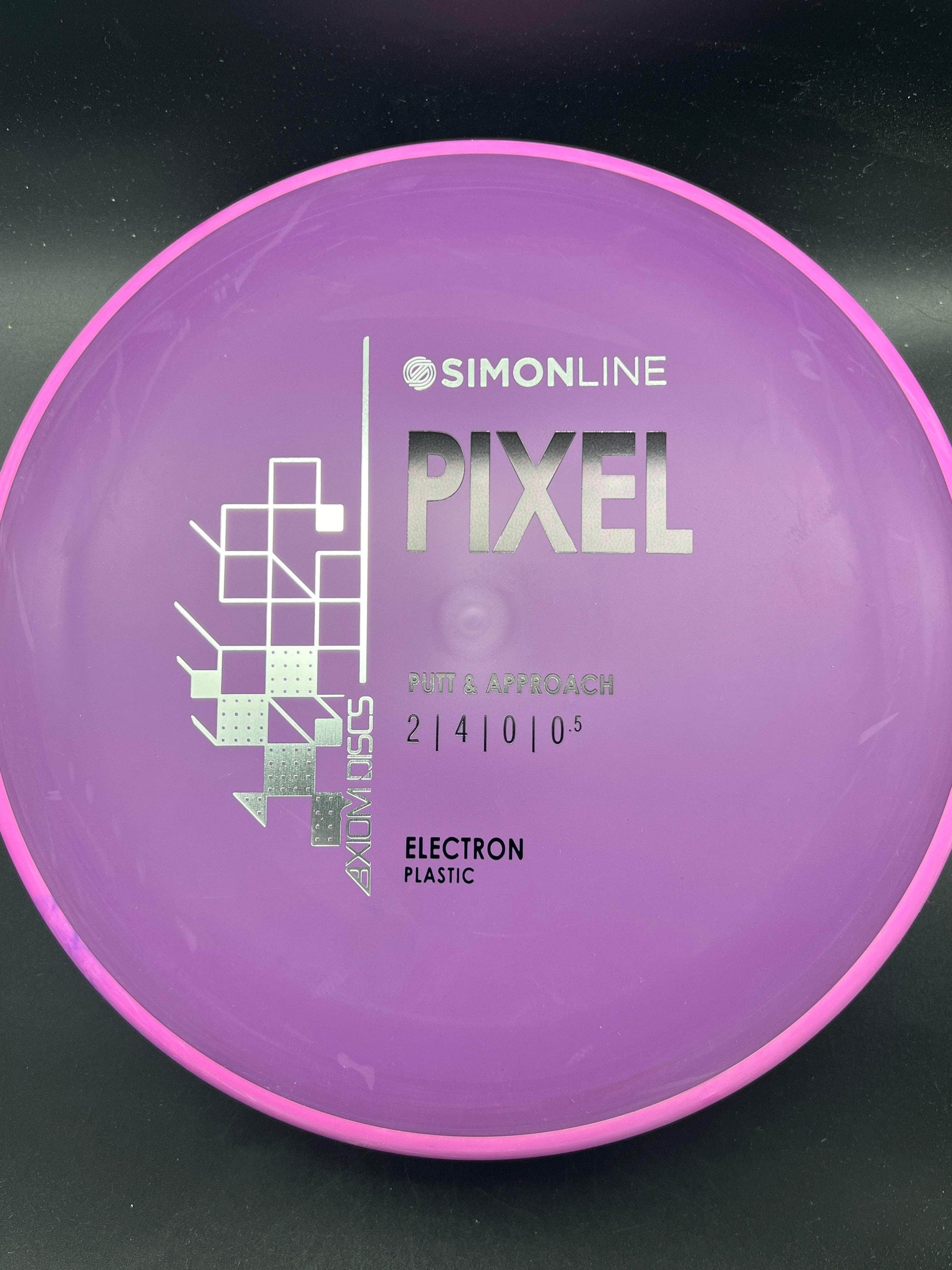 Axiom Putter Pink Rim Purple Plate 173g Pixel, Electron, Simon Line