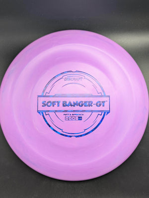 Discraft Putter Purple Blue Shatter Stamp 172g Banger GT, Soft Putter Plastic