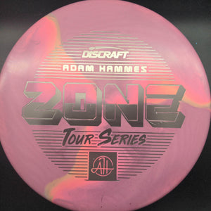 Discraft Putter Purple Dark Silver Stamp 174g Zone, ESP, Adam Hammes Tour Series, 2022