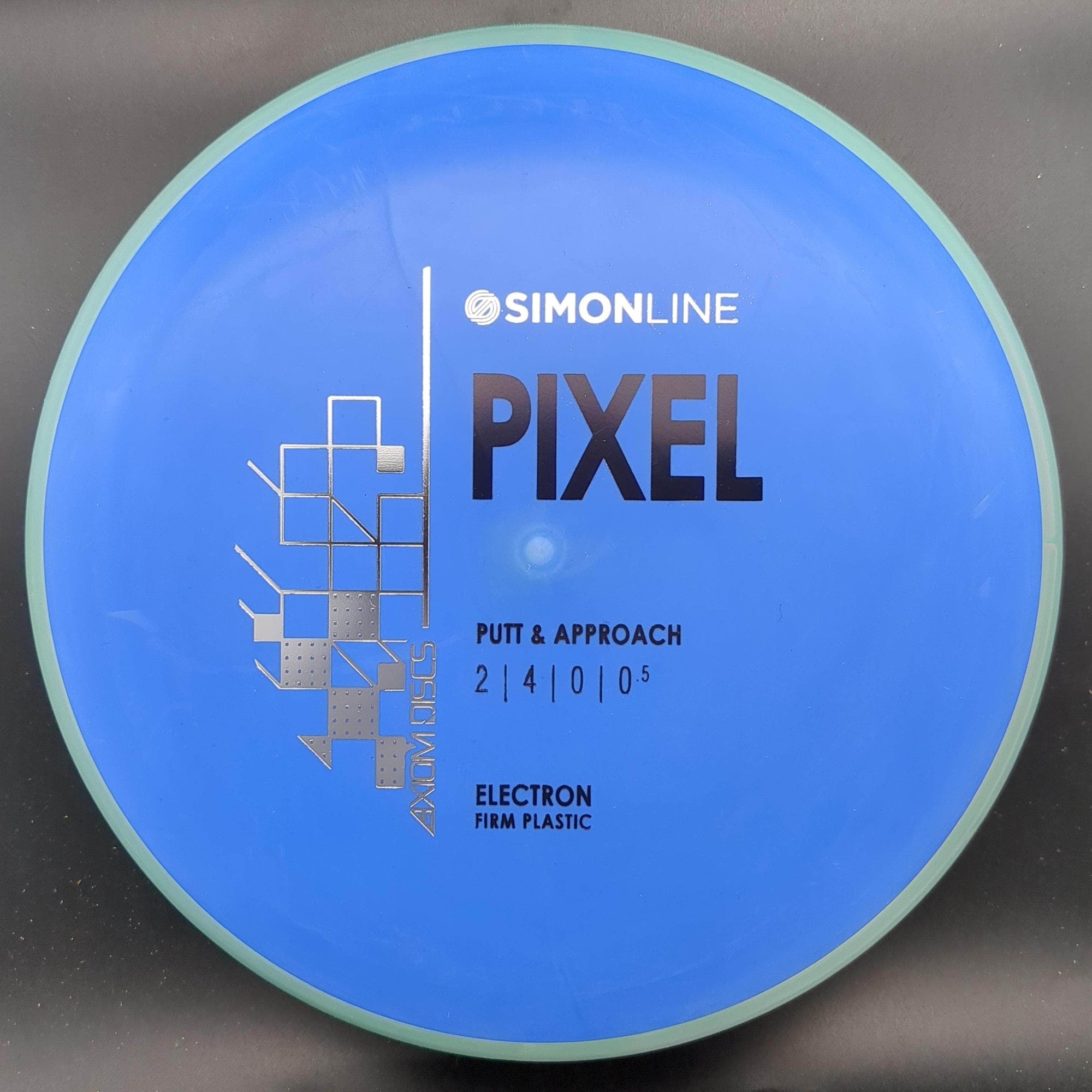 Axiom Putter Sage Rim Blue Plate 174g Pixel, Electron Firm, Simon Line