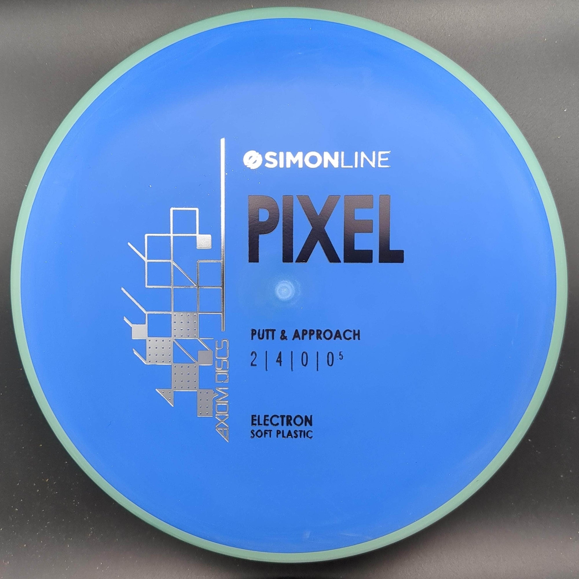 Axiom Putter Sage Rim Blue Plate 175g Pixel, Electron Soft, Simon Line