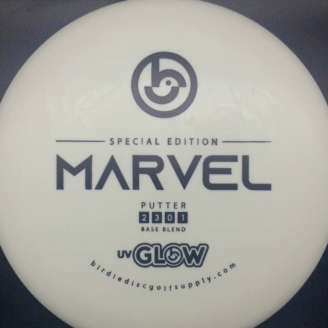Infinite Discs Putter White Black Stamp 173g Marvel Glow Plastic, Birdie Disc Golf