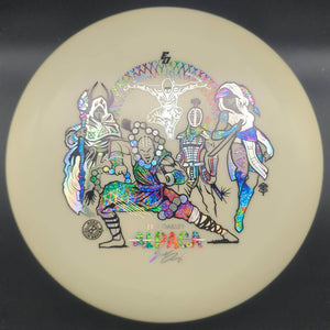 Infinite Discs Putter White Rainbow Glitter/ Silver Stamp 175g Alpaca, Glow P Blend, Eric Oakley 2023