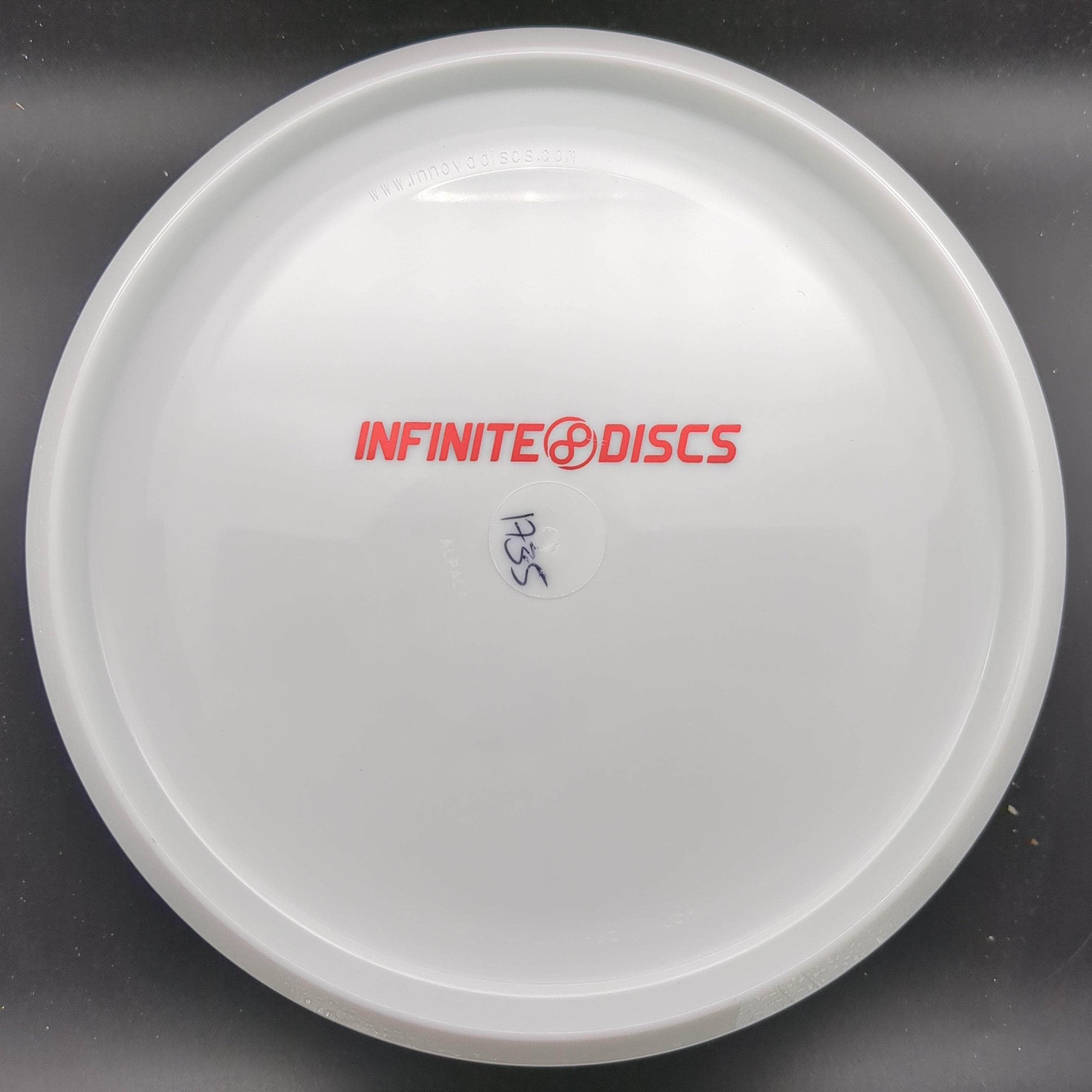 Infinite Discs Putter White Red Bottom Stamp 175g Alpaca, S-Blend