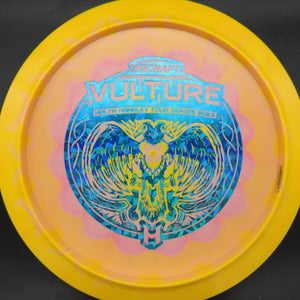 Discraft Yellow/Pink Blue Shatter Stamp 176g Vulture, ESP Swirl, Holyn Handley, 2023