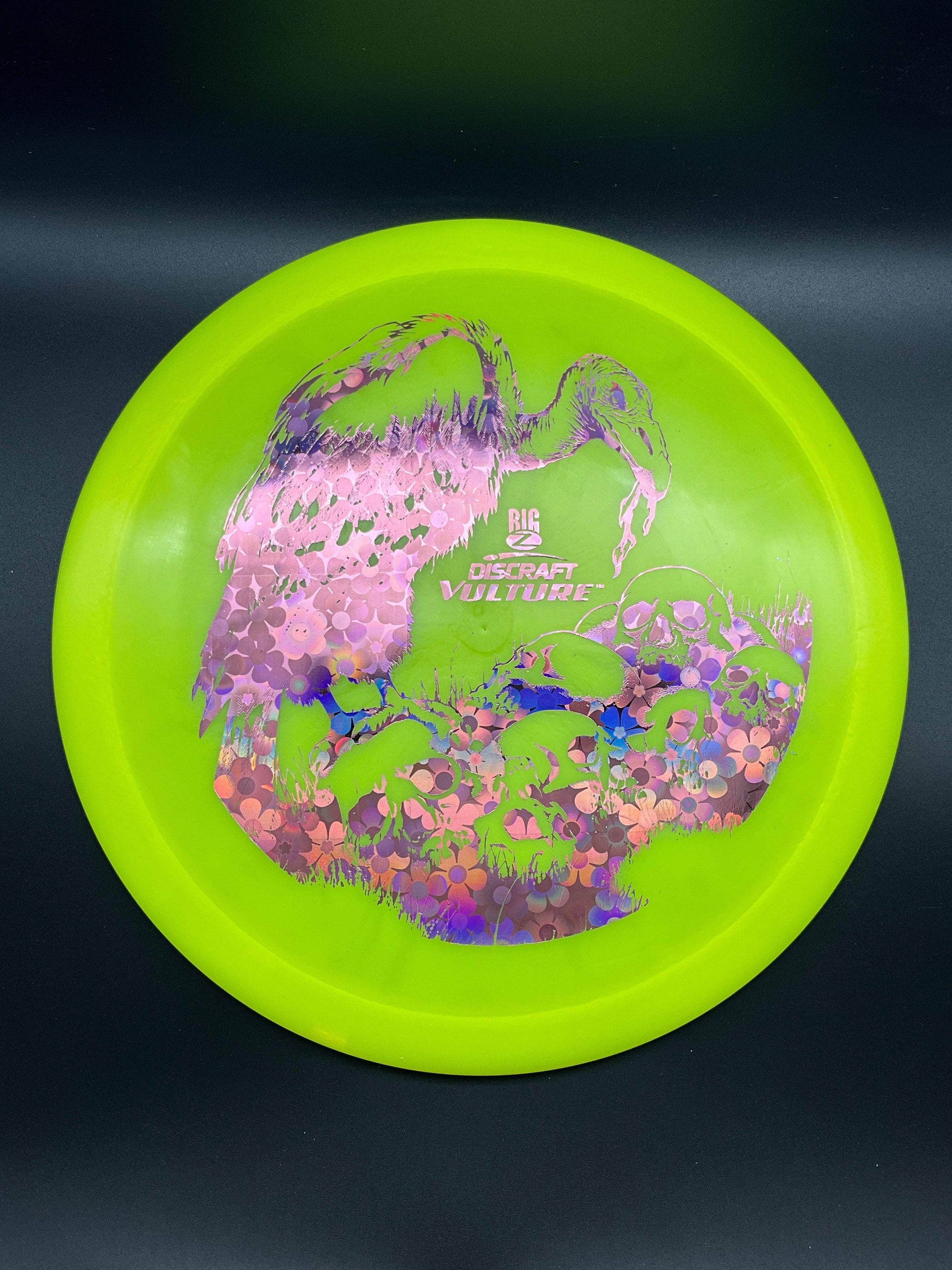 Discraft Yellow Pink Flower Stamp 172g Vulture, Big Z