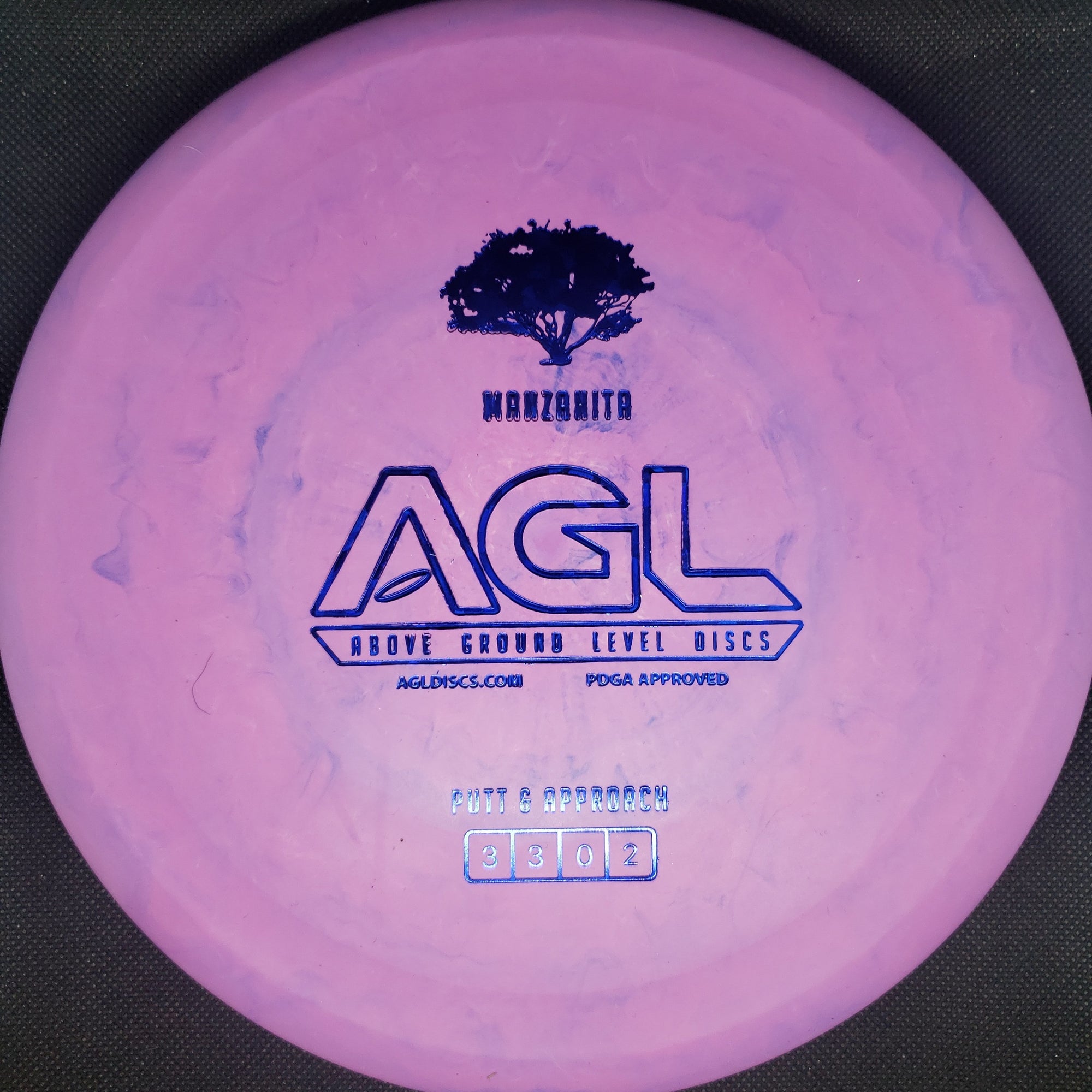 Gem Discs Blue Foil Stamp 174g Manzanita, AGL Discs