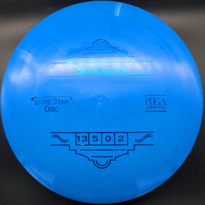Lone Star Discs Distance Driver Blue Blue Stamp 175g Seguin, Bravo Plastic