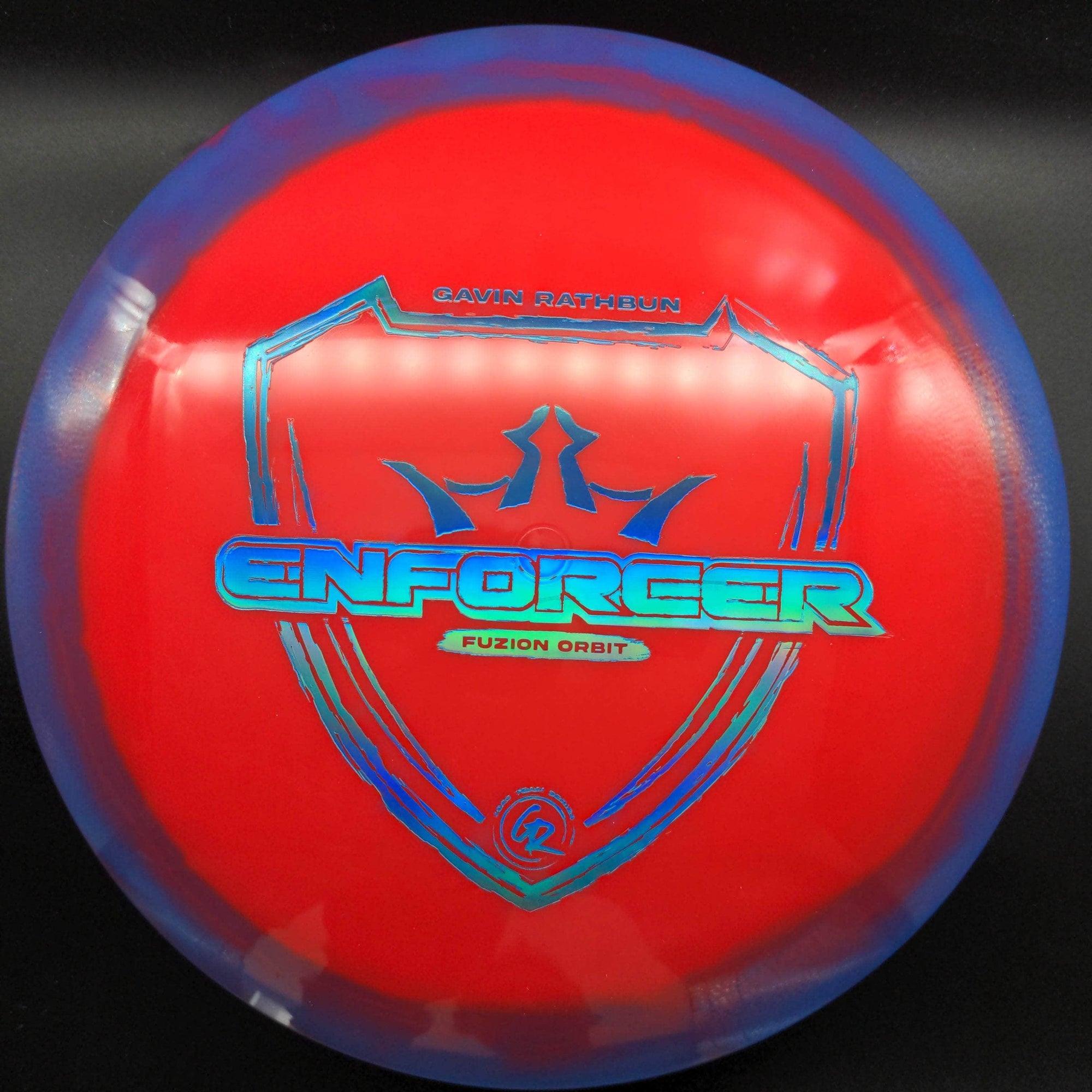 Dynamic Discs Distance Driver Blue Halo Blue Stamp 173g Enforcer, Fuzion Orbit, Gavin Rathbun