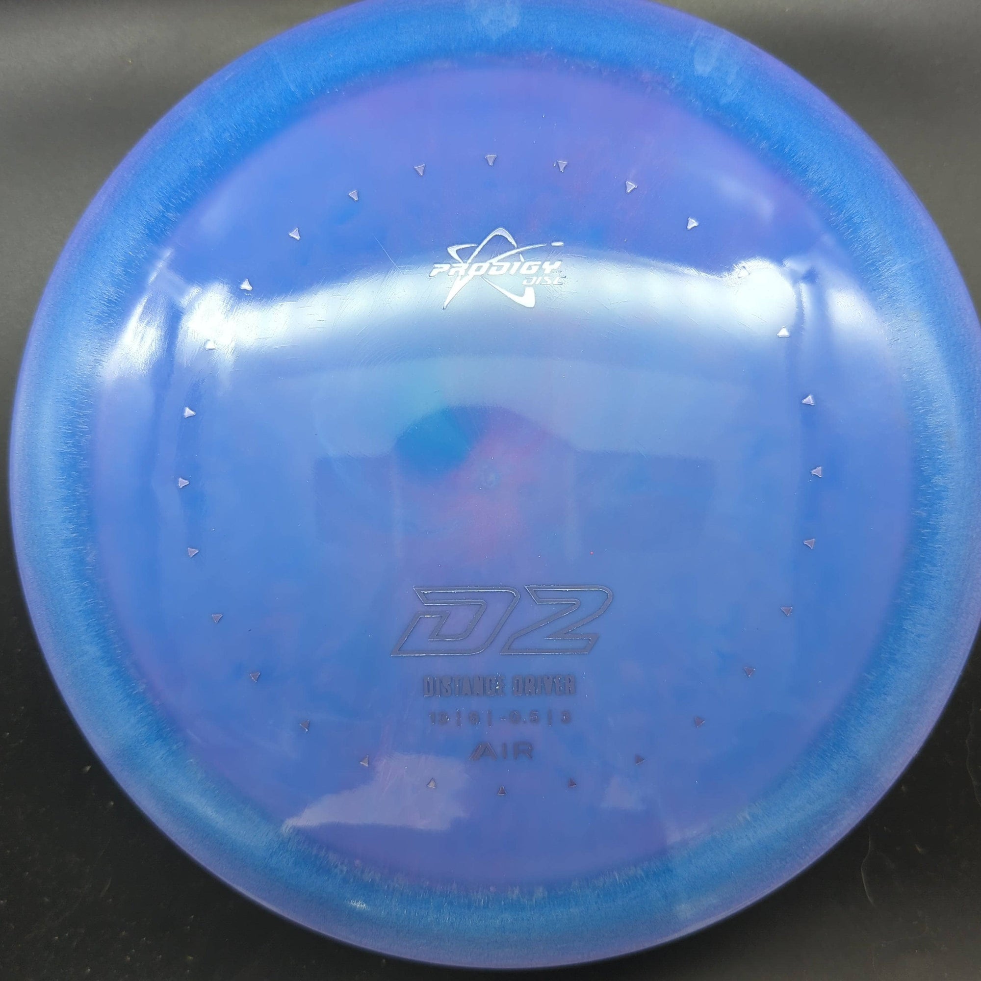 Prodigy Distance Driver Blue/Purple Purple Stamp 161g D2 - AIR Spectrum Plastic