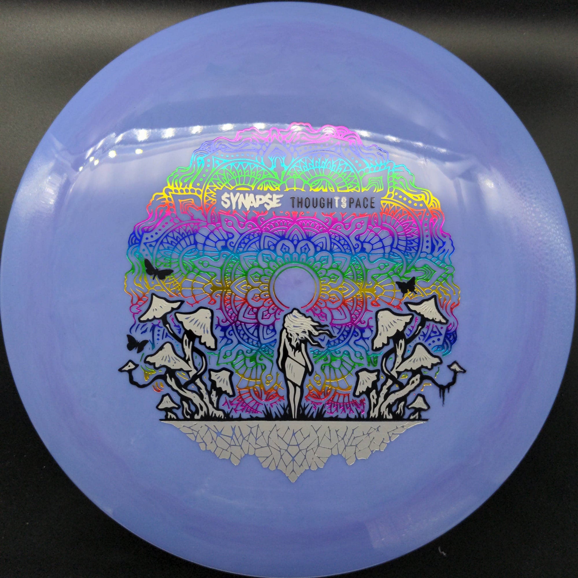 Thought Space Athletics Distance Driver Blue/Purple Rainbow Stamp 175g 2 Synapse, Aura Plastic