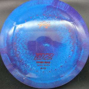 Prodigy Distance Driver Blue Purple Red Stamp 160g D2 - AIR Spectrum Plastic