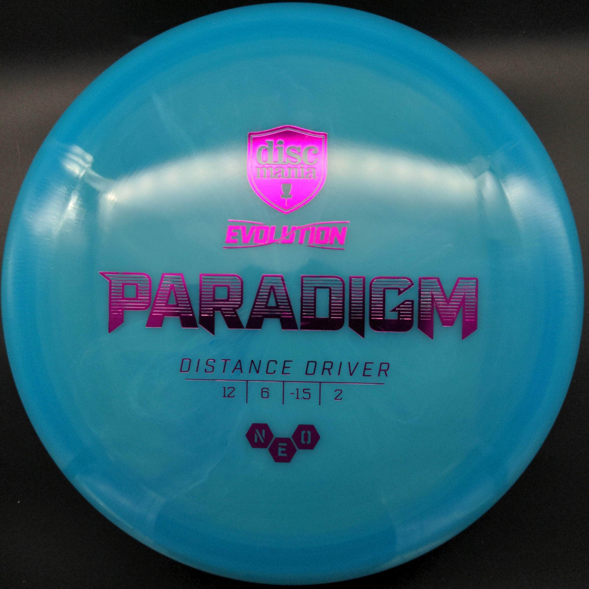Discmania Distance Driver Blue Purple Stamp 169g Paradigm, Neo Plastic