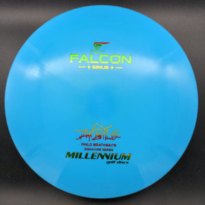 Millennium Discs Distance Driver Blue Rasta Stamp 175g Falcon, Sirius - Philo Brathwaite