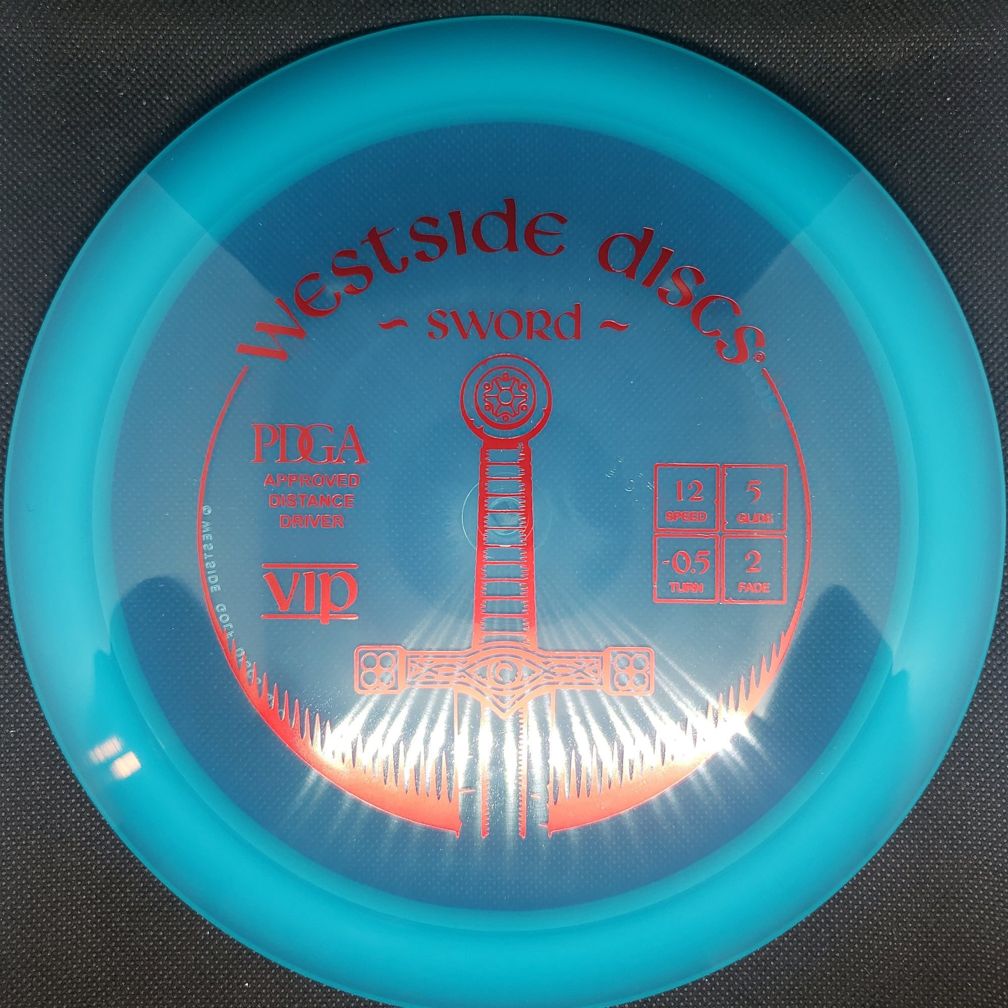 Westside Discs Distance Driver Blue Red Stamp 173g VIP Sword