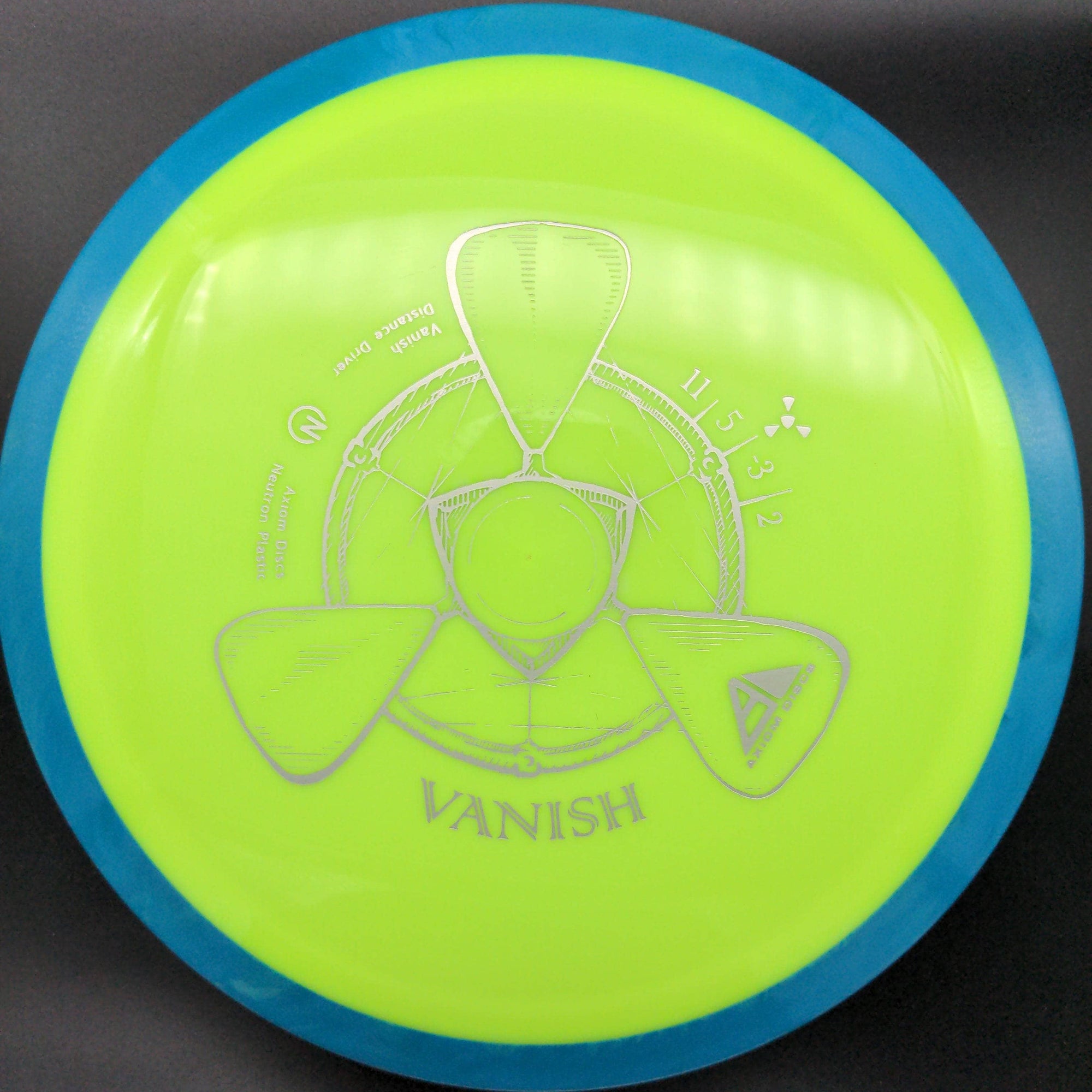 MVP Distance Driver Blue Rim Yellow Plate 172g Neutron Vanish