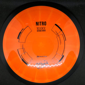 MVP Distance Driver Burst Orange Black Rim 173g Neutron Nitro