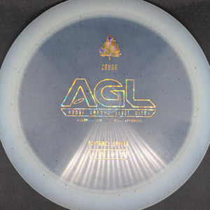 AGL Discs Distance Driver Clear Flake Gold Shatter 174g Alpine Ceder, AGL Discs