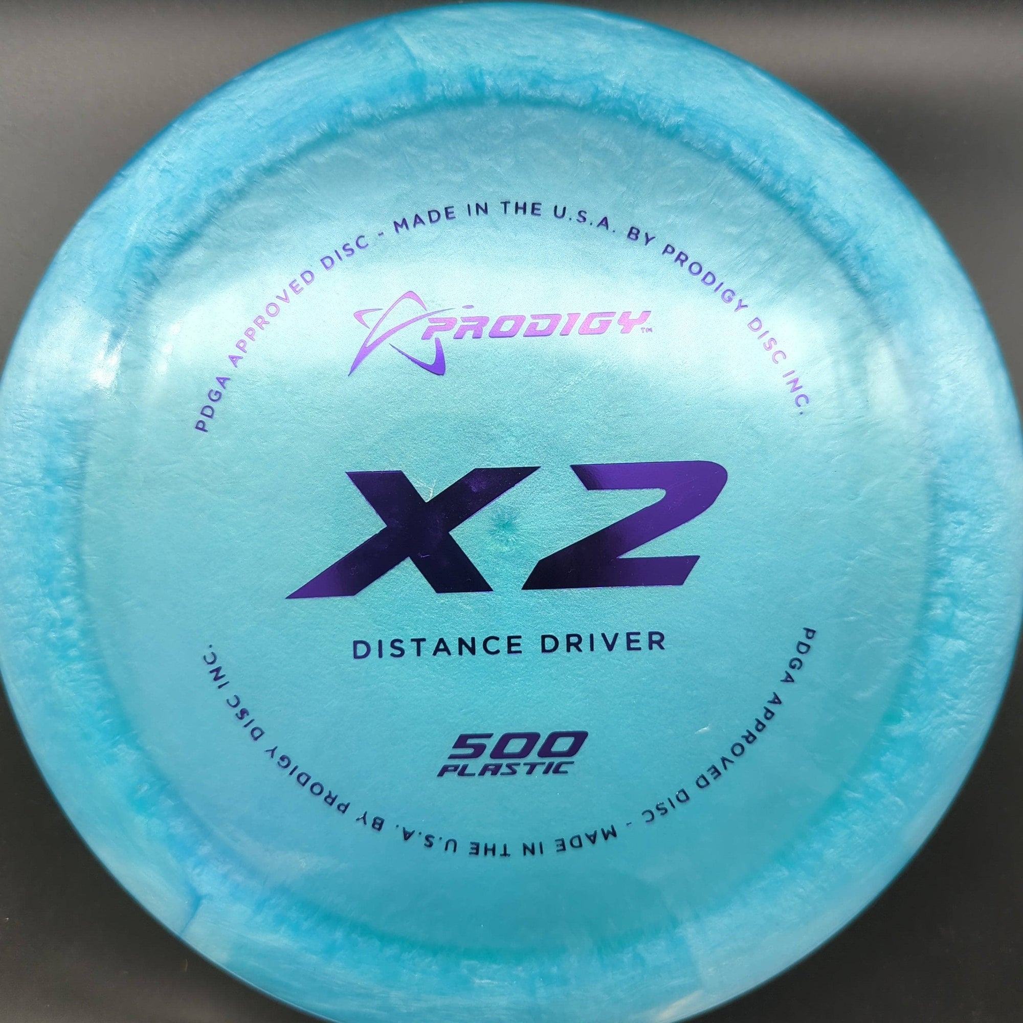 Prodigy Distance Driver Cream Blue Star Stamp 174g X2, 500 Plastic