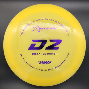 Prodigy Distance Driver D2 - 400G Plastic