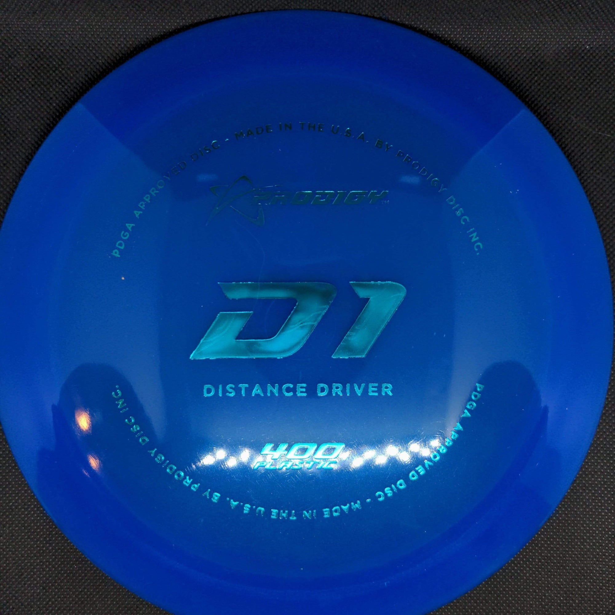 Prodigy Distance Driver Dark Blue Teal Stamp 174g D1 -  400 Plastic