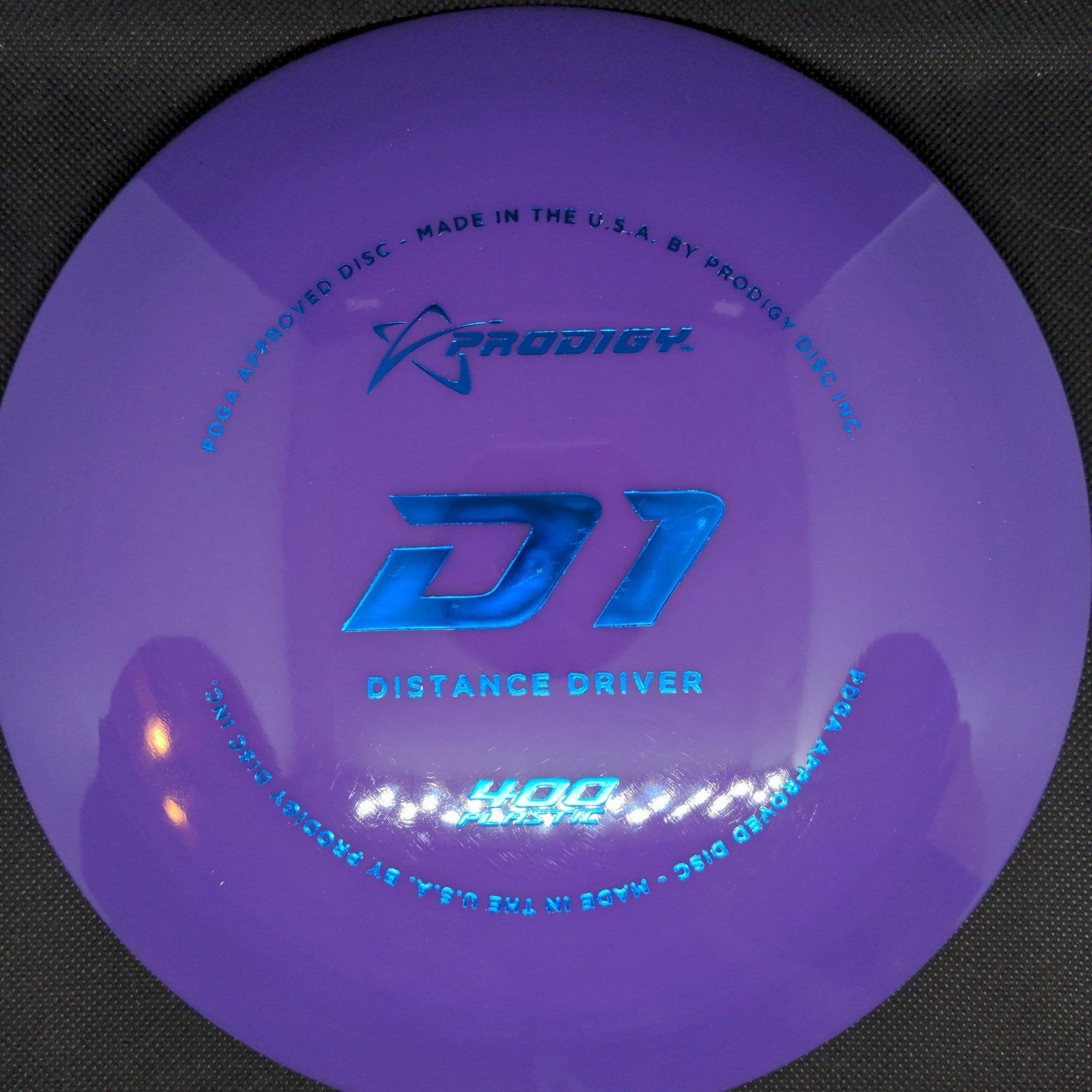Prodigy Distance Driver Dark Purple Blue Stamp 174g D1 -  400 Plastic