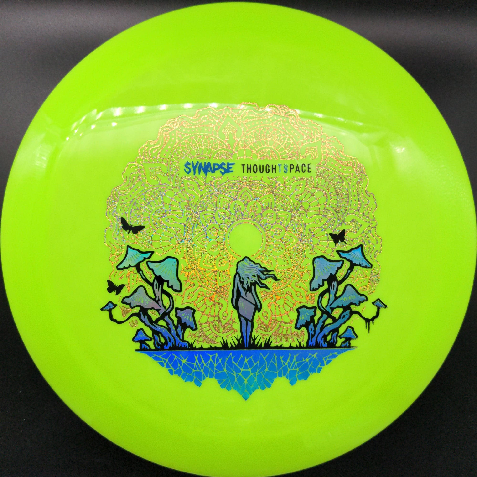 Thought Space Athletics Distance Driver Green Gold Stamp 174g Synapse, Aura Plastic