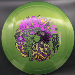 Thought Space Athletics Distance Driver Green Pink Pink/Gold Holo Stamp 174g 2 Construct, Ethereal Plastic