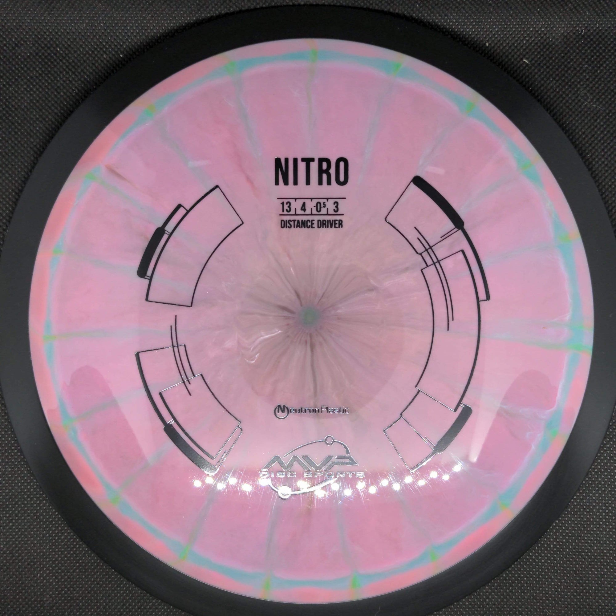 MVP Distance Driver Green/Purple Black Rim 167g Neutron Nitro