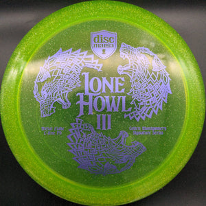 Discmania Distance Driver Green Purple Stamp 169g Tour Series Colten Montgomery Lone Howl 3, Metal Flake C-line PD