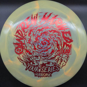 DGA Distance Driver Green Red Line Stamp 174g Hurricane, Swirl Proline, Andrew Marwede Tour Series