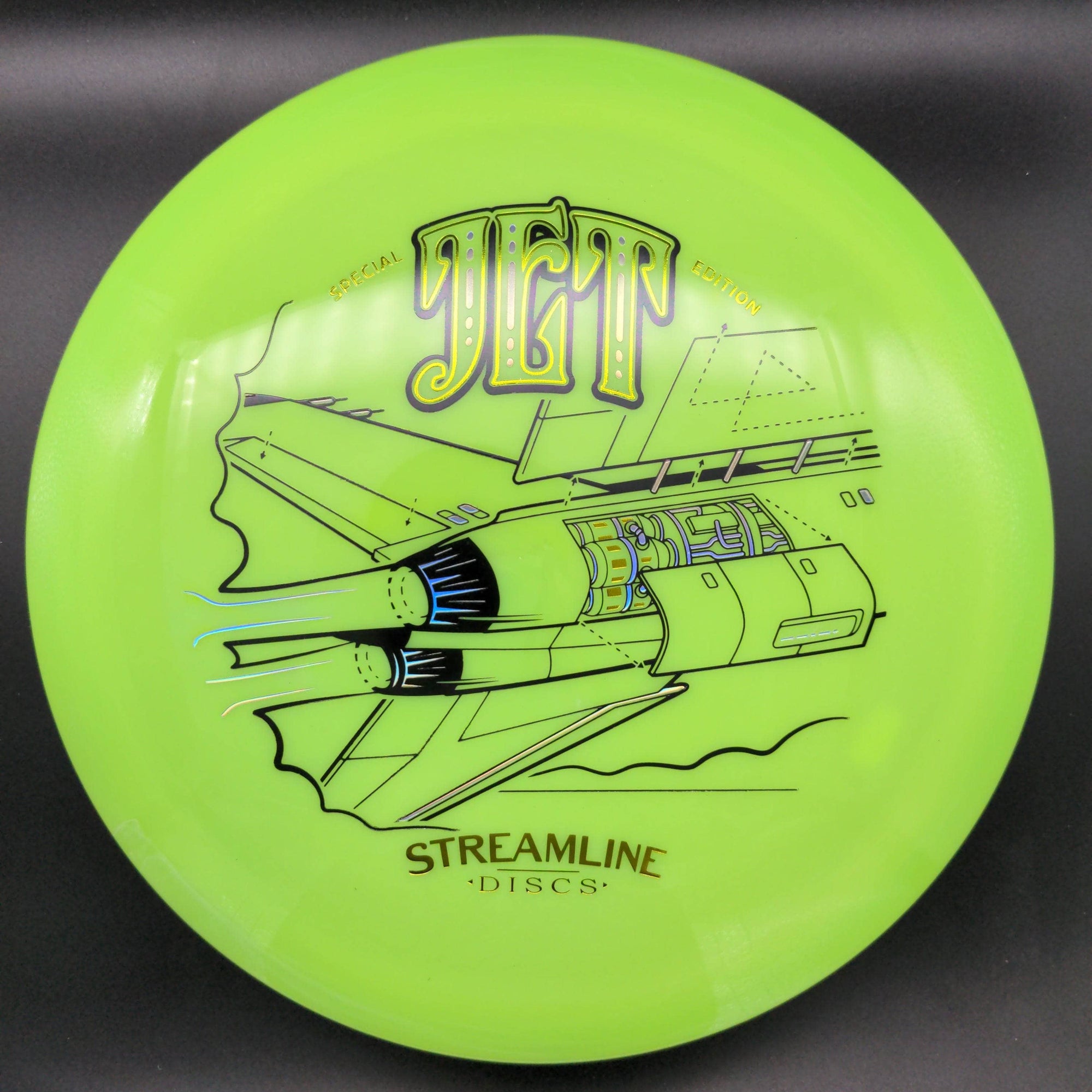 MVP Distance Driver Green Yellow Stamp 167g Jet Neutron, Special Edition