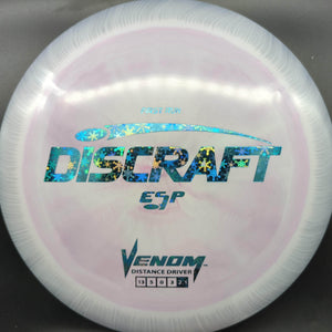 Discraft Distance Driver Grey/Purple Snowflake Stamp 172g Venom, ESP, First Run
