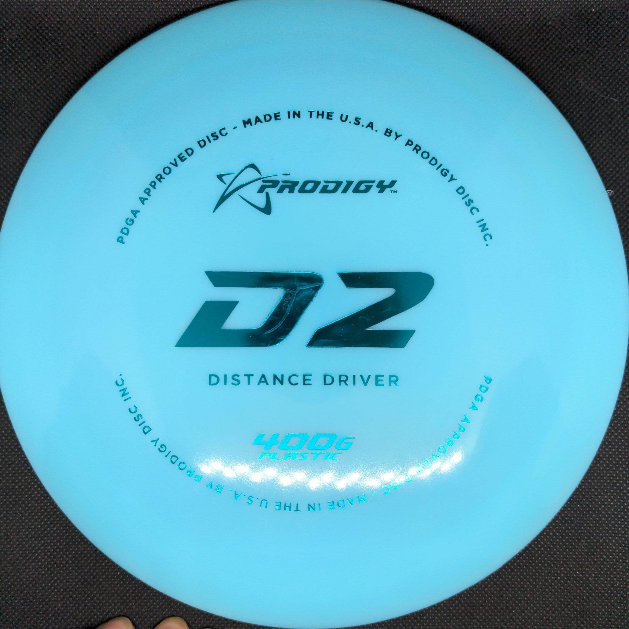 Prodigy Distance Driver Light Blue Teal 171g D2 - 400G Plastic
