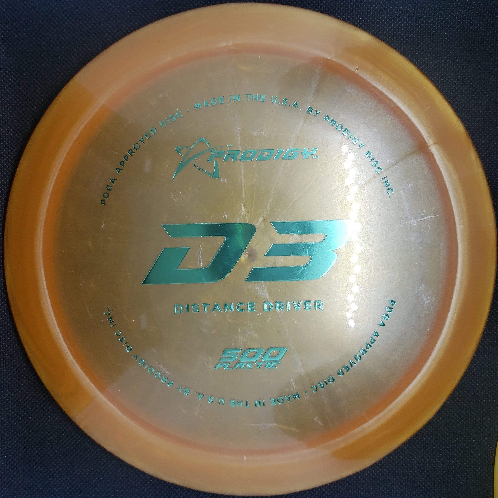 Prodigy Distance Driver Orange 174g D3, 500 Plastic