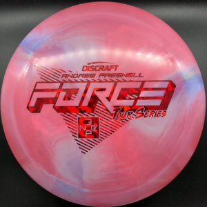 Discraft Distance Driver Orange Ghost Stamp 174g Force, ESP Swirl, Andrew Presnell Tour Series, 2022