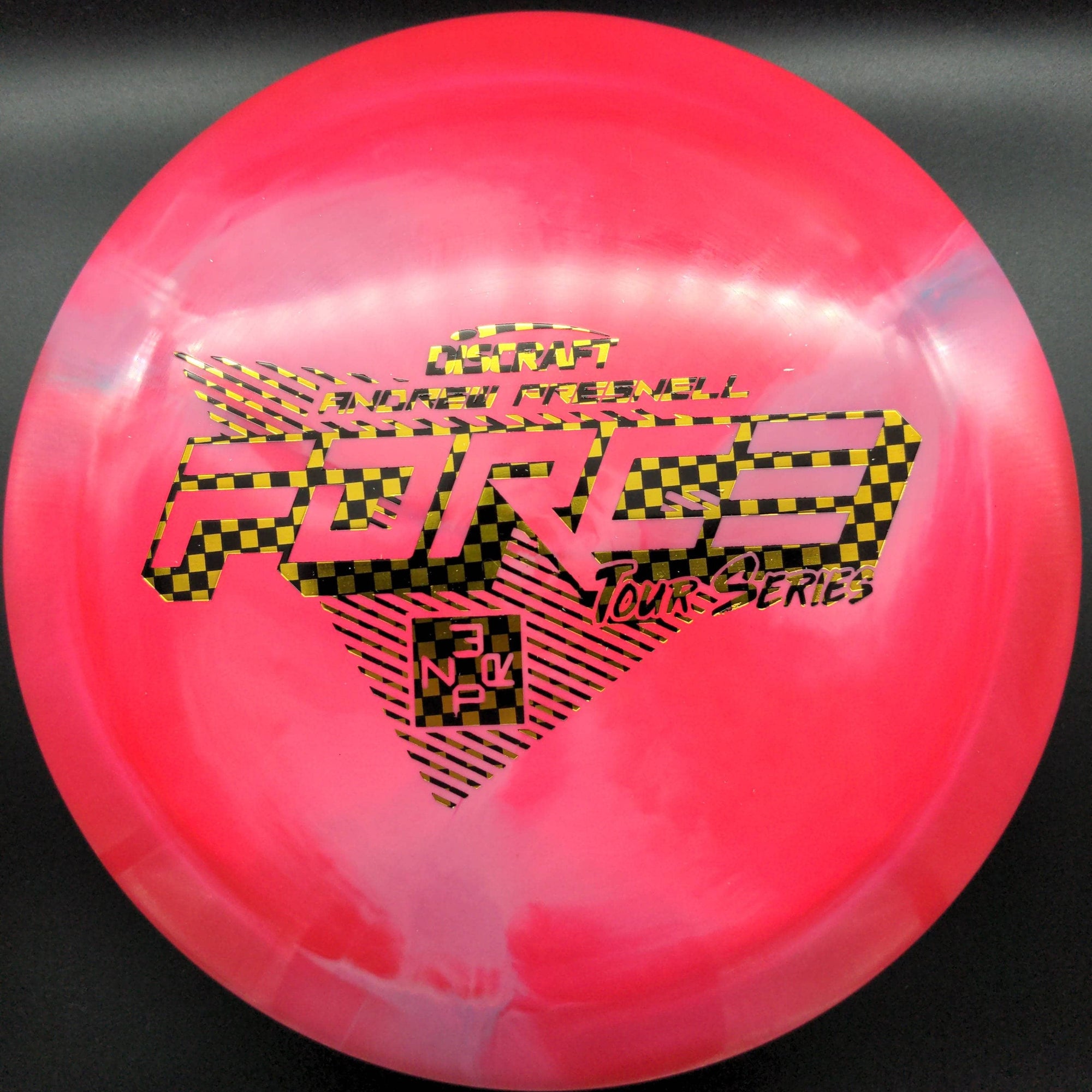 Discraft Distance Driver Orange Ghost Stamp 174g Force, ESP Swirl, Andrew Presnell Tour Series, 2022