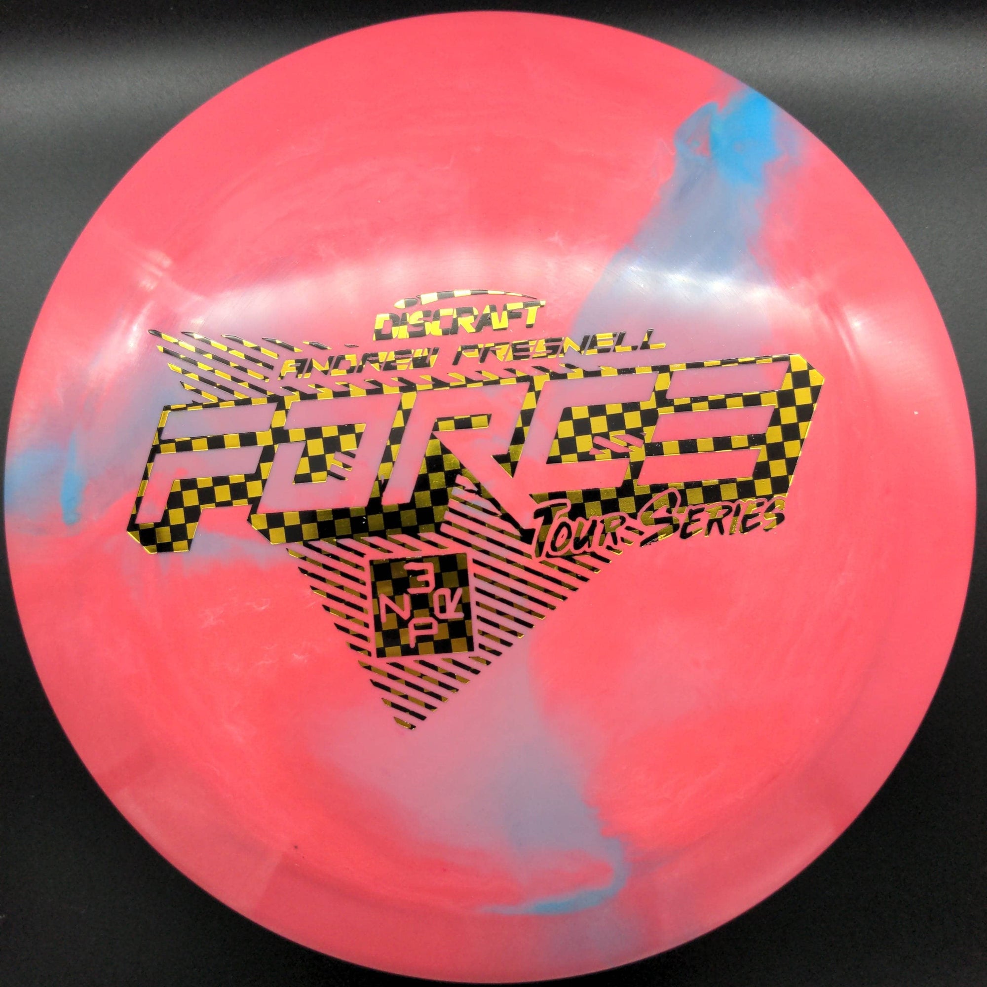 Discraft Distance Driver Orange Ghost Stamp 174g Force, ESP Swirl, Andrew Presnell Tour Series, 2022