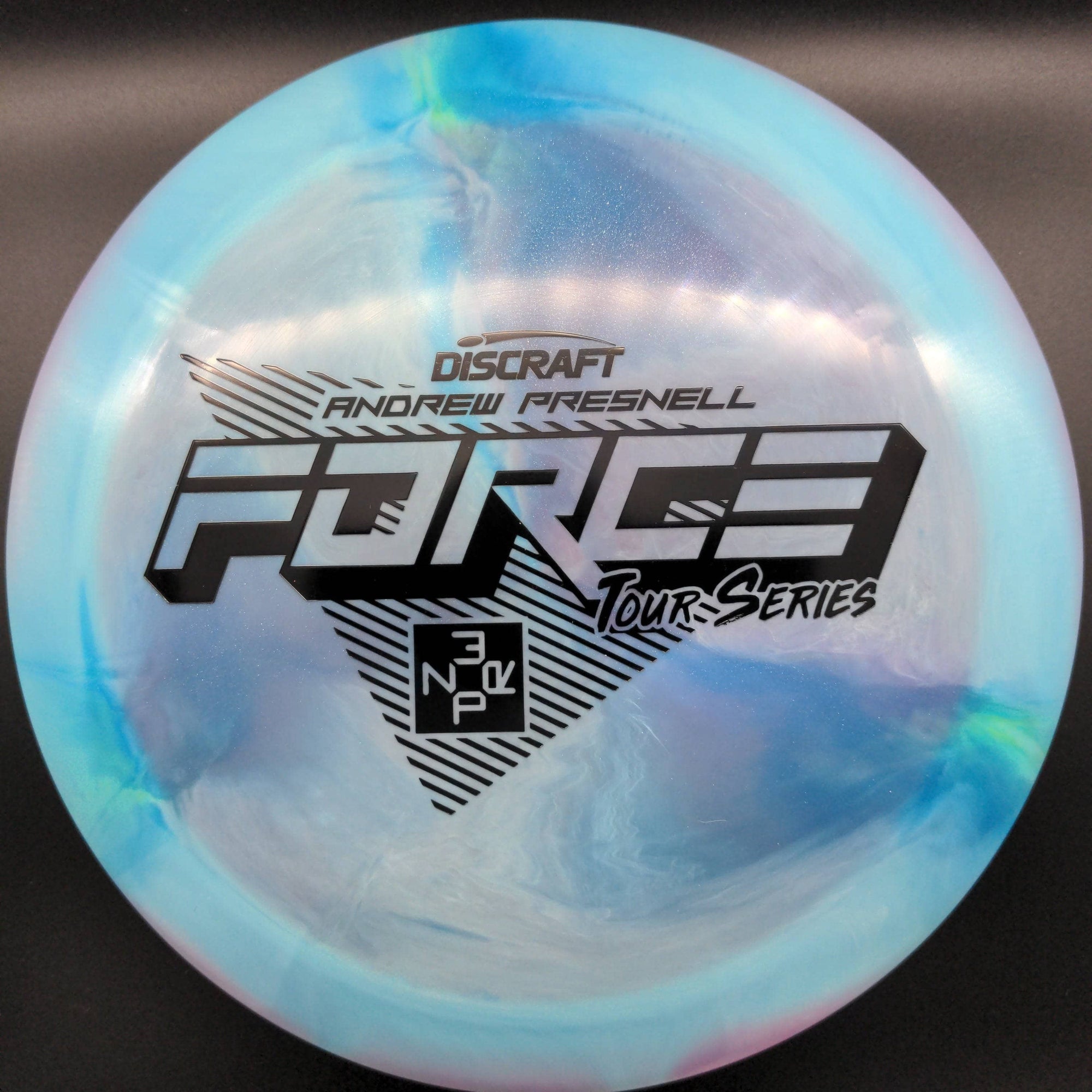 Discraft Distance Driver Orange Ghost Stamp 174g Force, ESP Swirl, Andrew Presnell Tour Series, 2022